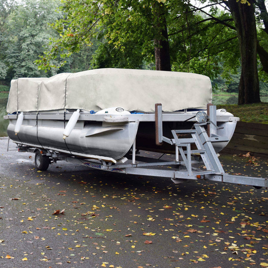 Photo de Housse de bateau ponton Silver Shark