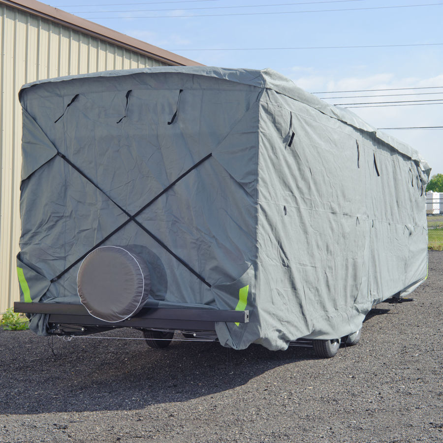 Photo de Housses ProTECHtor pour remorque à chevaux avec attelage de pare-chocs