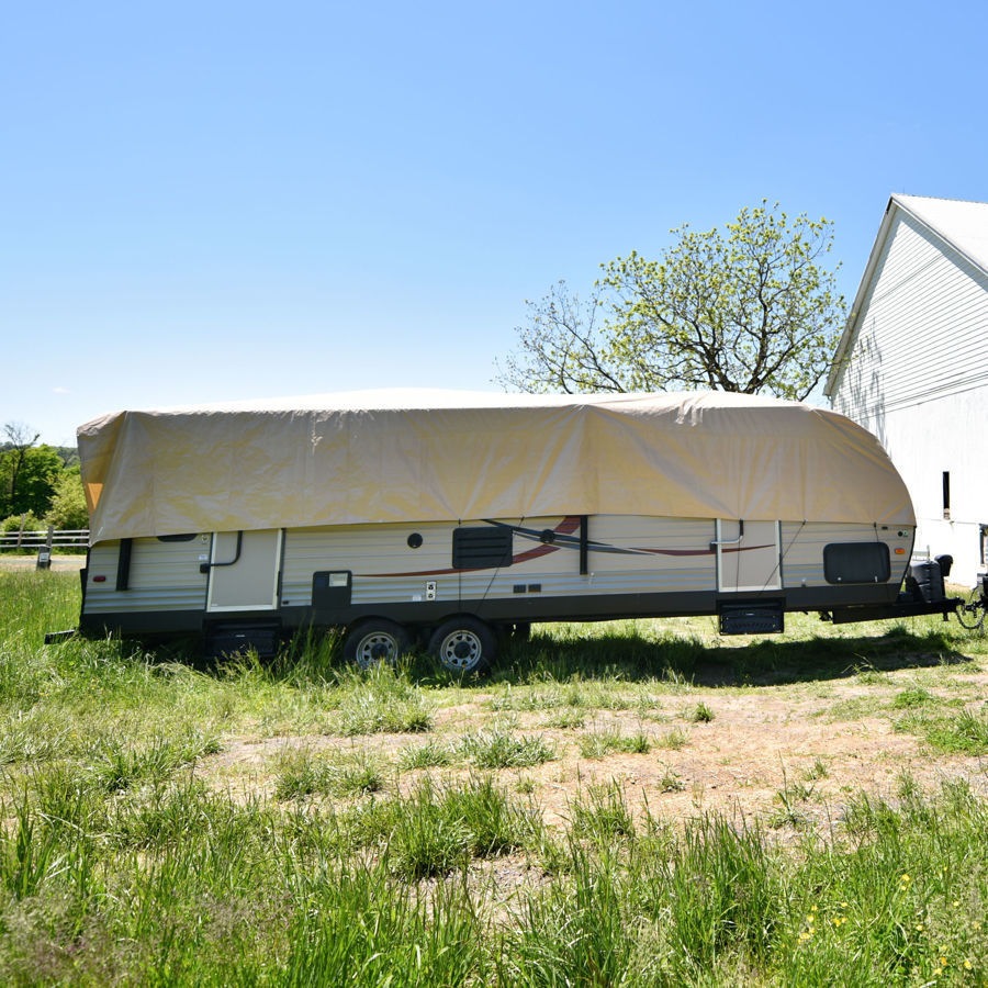 Picture of RV Trailer Rooftop Cover