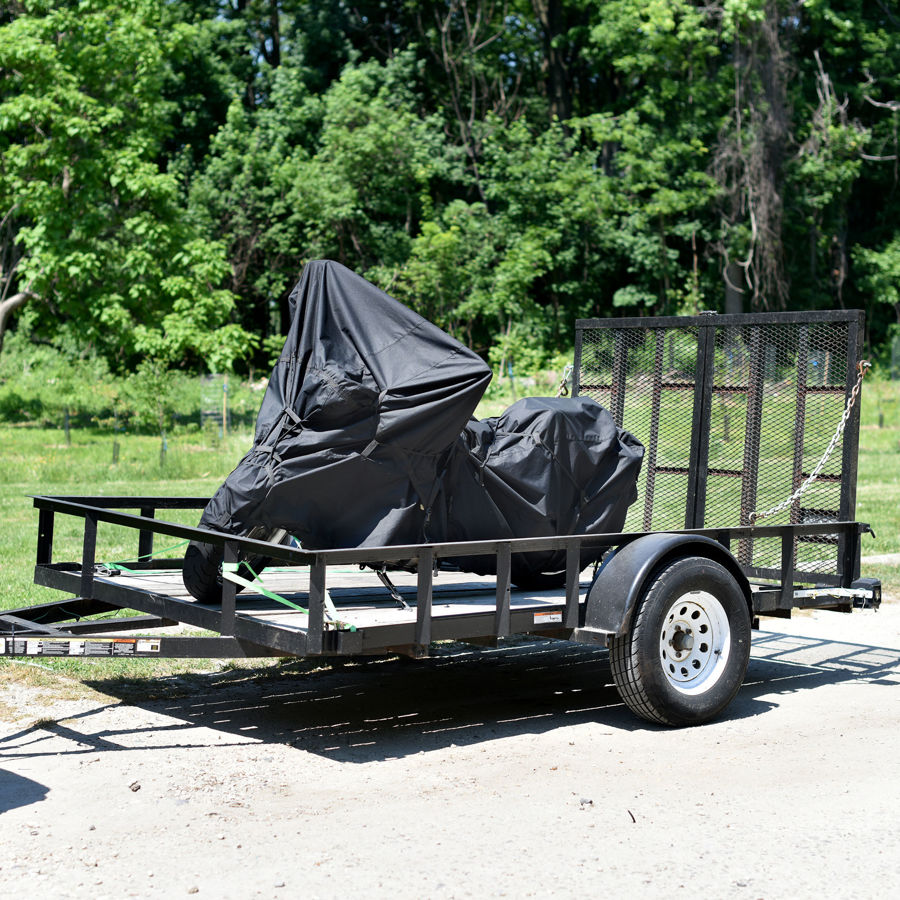 Photo de Housses de moto remorquables et imperméables