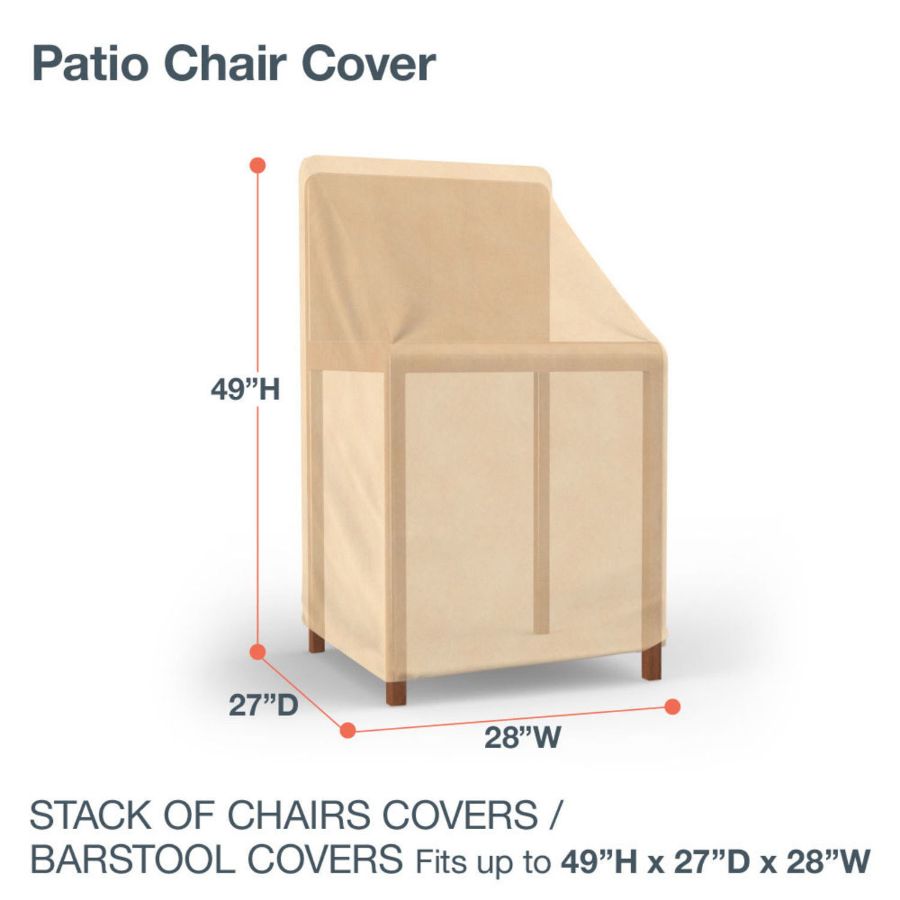 Photo de Stack of Chairs Covers / Barstool Covers 49 in High - Classic