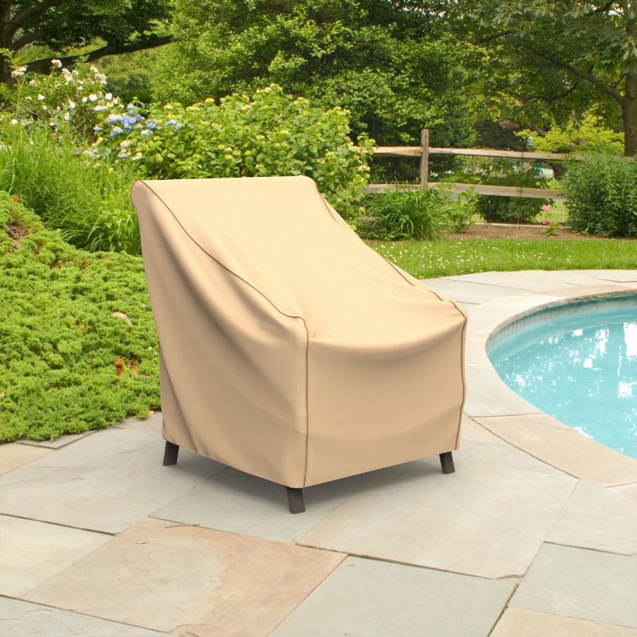 Photo de Extra Small Outdoor Chair Cover- Select Tan