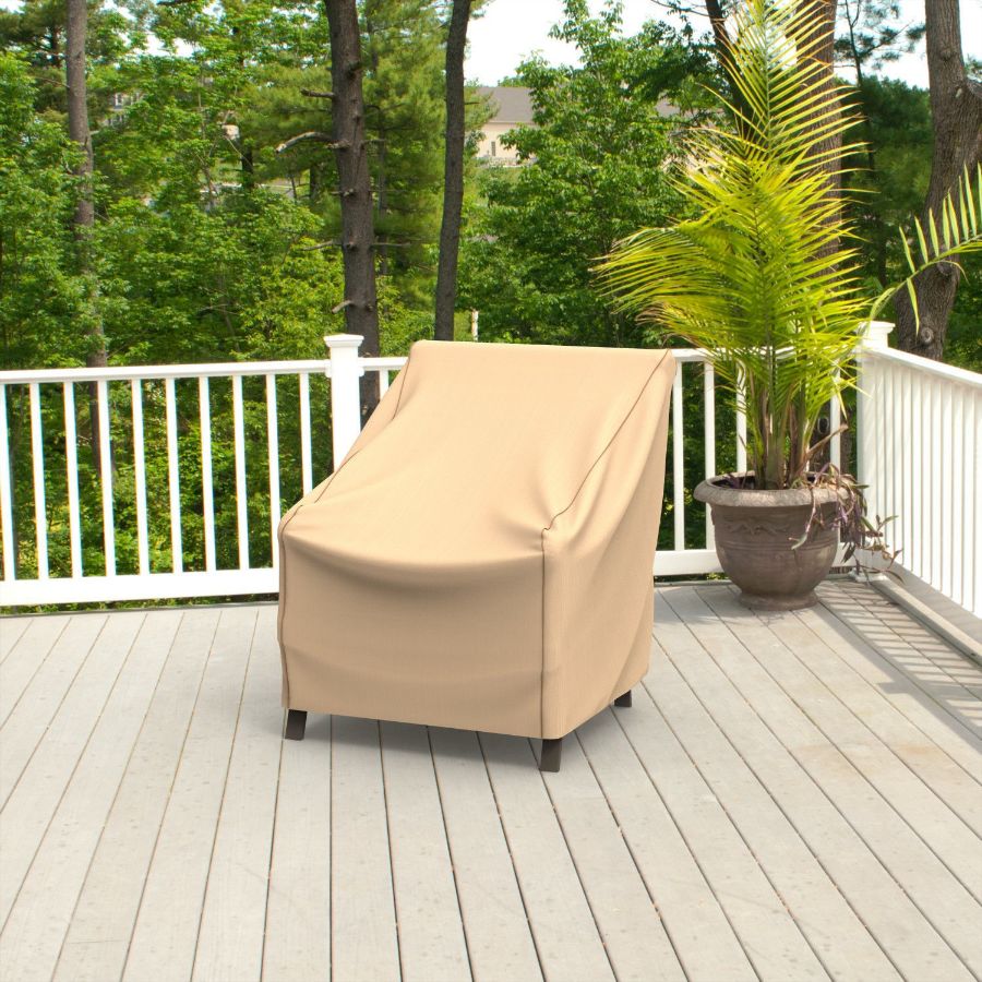 Photo de Small Outdoor Chair Cover - Select Tan