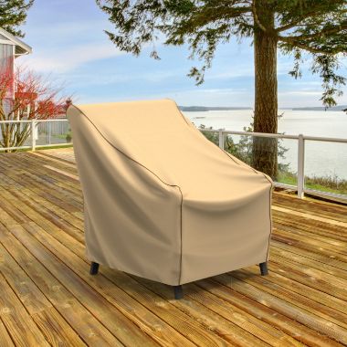 Photo de Outdoor Chair Cover - StormBlock™ Signature Tan