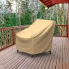 Photo de Small Outdoor Chair Cover - StormBlock™ Signature Tan