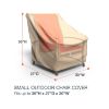 Photo de Small Outdoor Chair Cover - StormBlock™ Signature Tan