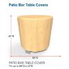 Picture of Round Bar Table Covers 50 in Diameter - Classic