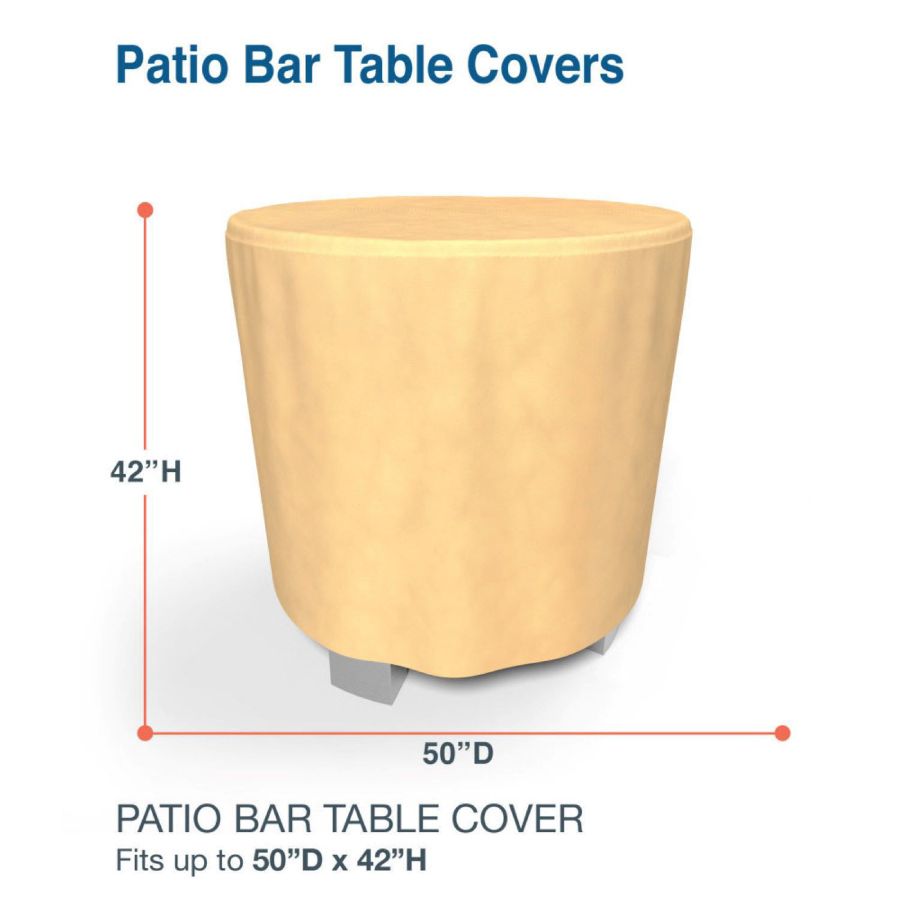 Photo de Round Bar Table Covers 50 in Diameter - Classic