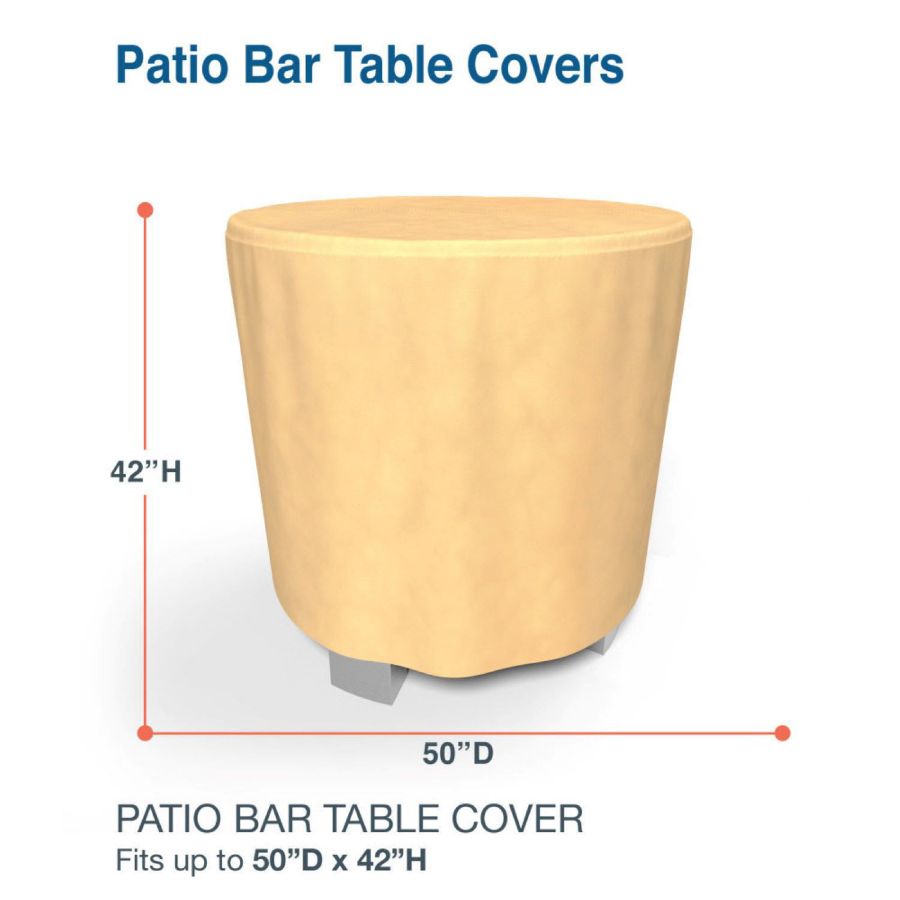 Picture of Round Bar Table Covers 50 in Diameter - Classic