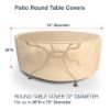 Photo de Round Table Covers 72 in Diameter - Classic