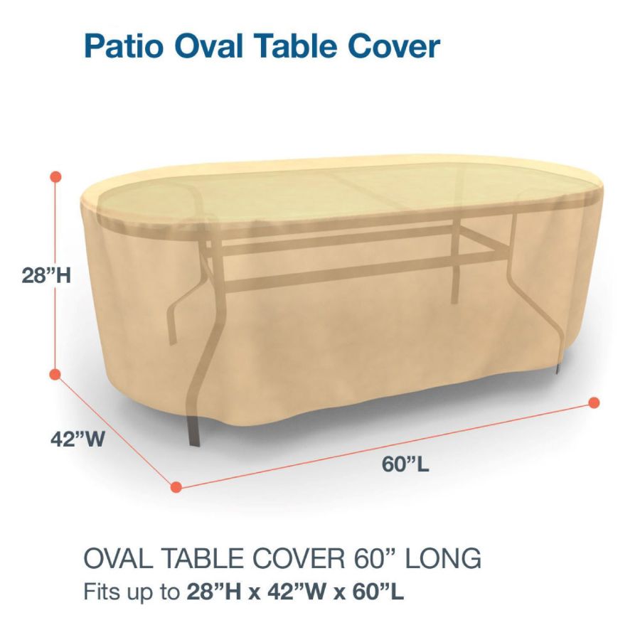 Photo de Oval Table Covers 60 in Long - Classic
