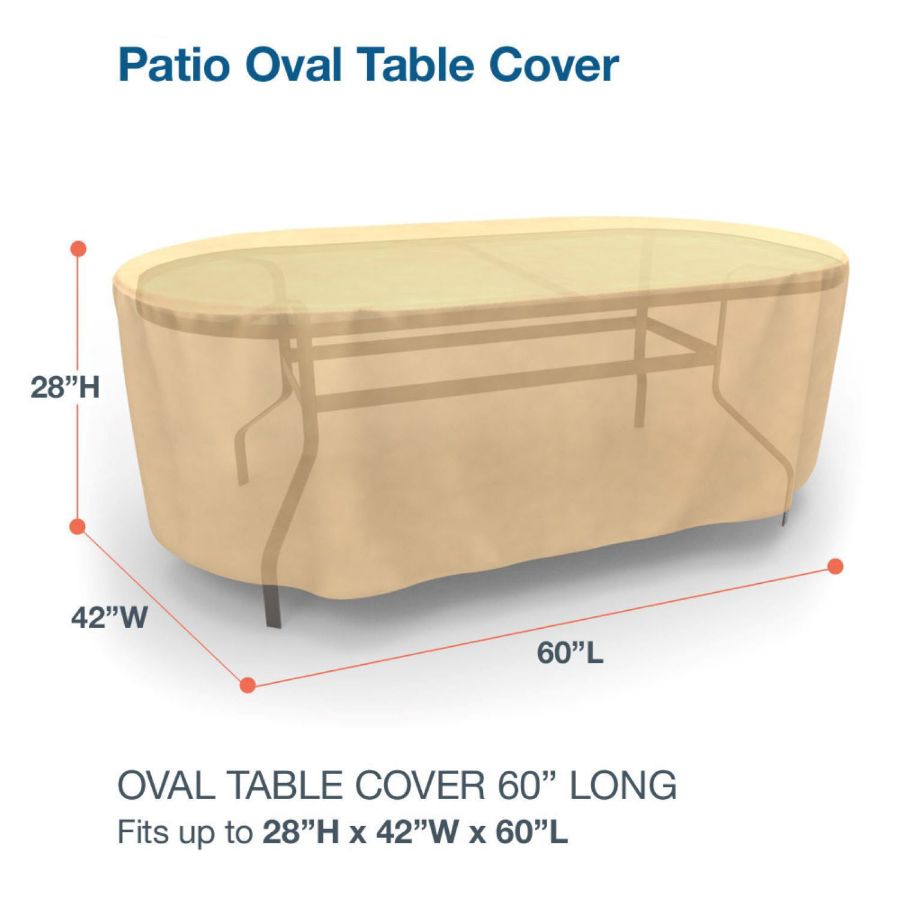Photo de Oval Table Covers 60 in Long - Classic