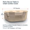 Picture of Extra Large Round Table and Chairs Combo Covers - Classic