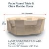 Photo de Large Round Table and Chairs Combo Covers - Classic