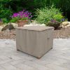 Photo de 22" Square Outdoor Side Table/Ottoman Cover - Signature Tan Tweed