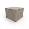 Photo de 26" Square Outdoor Side Table/Ottoman Cover - Signature Tan Tweed