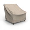 Photo de Extra Large Outdoor Chair Cover - StormBlock™ Signature Black Ivory