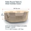 Photo de Medium Round Table and Chairs Combo Covers - Classic