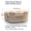 Picture of Medium Round Table and Chairs Combo Covers - Classic