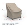 Photo de Small Outdoor Chair Cover - StormBlock™ Signature Black Ivory
