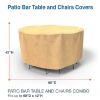 Photo de Small Bar Table and Chairs Combo Covers 60 in Diameter - Classic