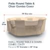 Picture of Small Round Table and Chairs Combo Covers - Classic