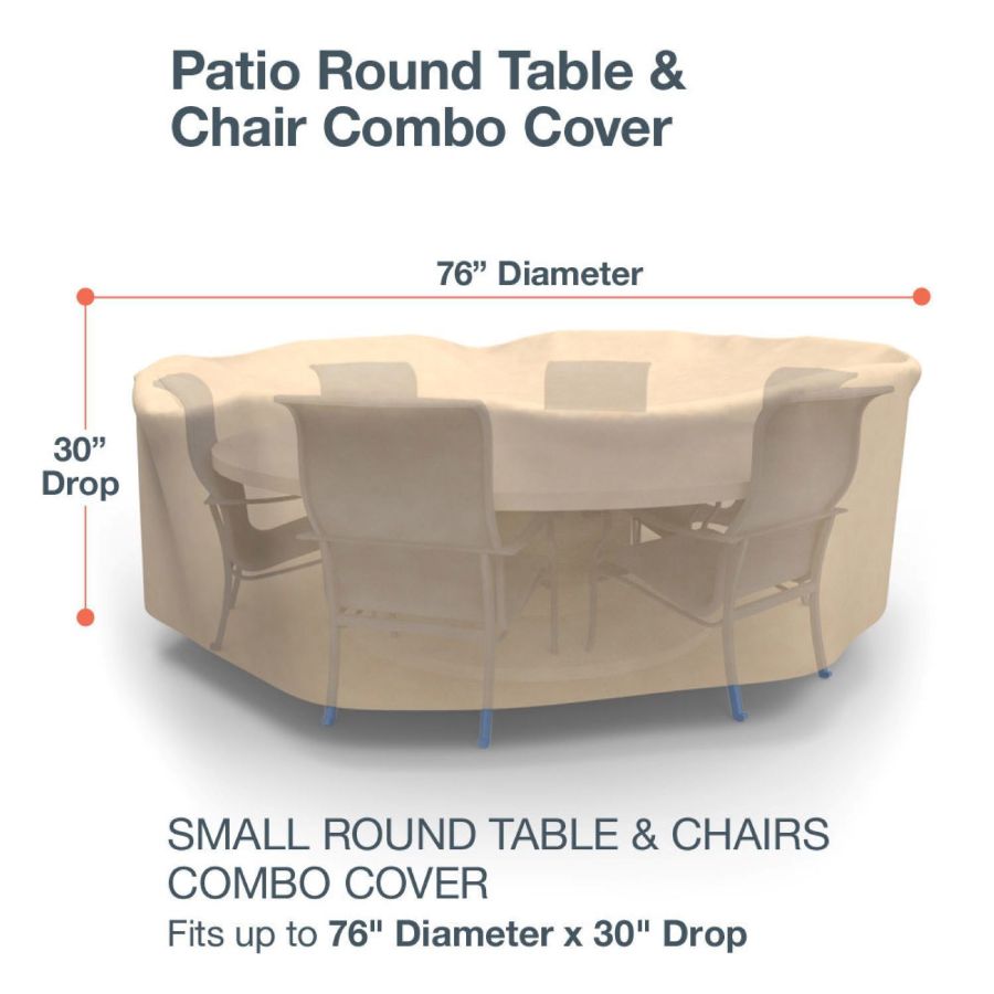 Picture of Small Round Table and Chairs Combo Covers - Classic