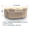 Photo de Extra Large Round Table and Chairs Combo Covers - Select Tan