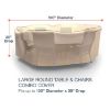 Picture of Large Round Table and Chairs Combo Covers - Select Tan