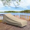Picture of Medium Outdoor Chaise Lounge Cover - StormBlock™ Signature Black Ivory