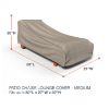 Picture of Medium Outdoor Chaise Lounge Cover - StormBlock™ Signature Black Ivory