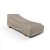 Photo de Outdoor Chaise Lounge Cover - StormBlock™ Signature Black Ivory