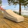 Photo de Extra Large Outdoor Chaise Lounge Cover - StormBlock™ Signature Tan