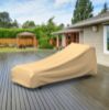 Photo de Large Outdoor Chaise Lounge Cover - StormBlock™ Signature Tan