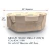 Photo de Medium Round Table and Chairs Combo Covers - Select Tan