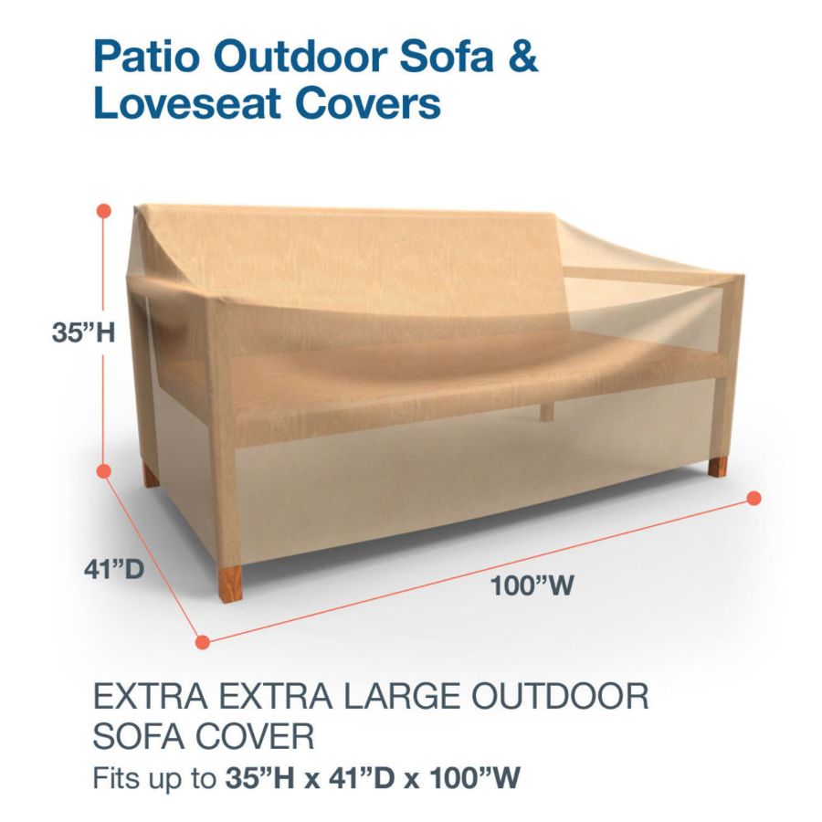 Picture of Extra Extra Large Outdoor Sofa Cover - Classic