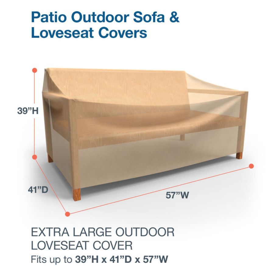 Photo de Extra Large Outdoor Loveseat Cover - Classic