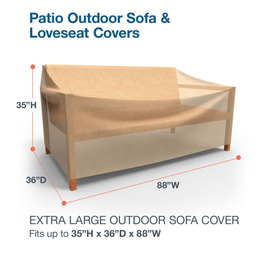 Picture of Extra Large Outdoor Sofa Cover - Classic