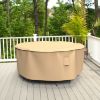 Picture of Small Round Table and Chairs Combo Covers - Select Tan