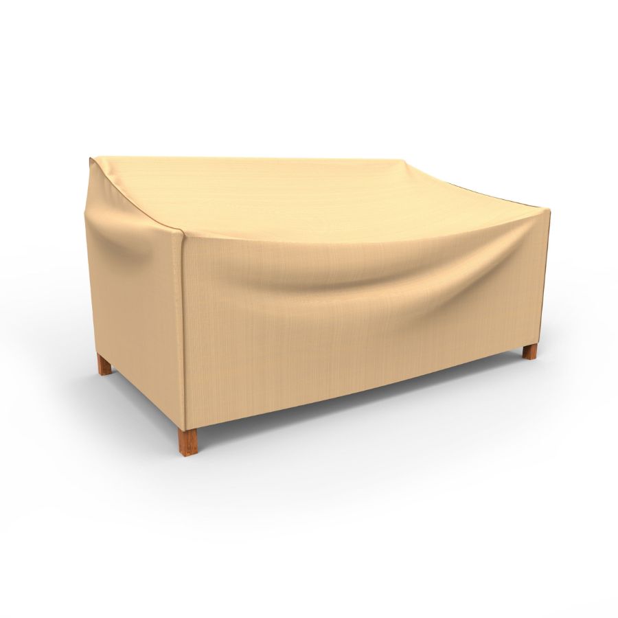 Photo de Medium Outdoor Loveseat Cover - Select Tan