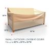 Photo de Small Outdoor Loveseat Cover - Select Tan