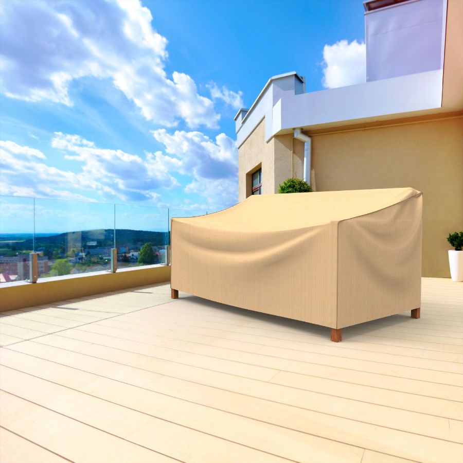 Photo de Small Outdoor Sofa Cover - Select Tan