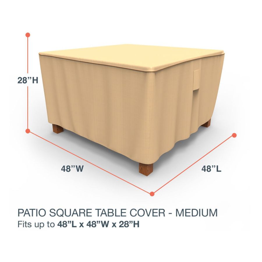 Picture of Square Table Covers 48 in Long - Select Tan