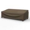 Photo de Extra Extra Large Outdoor Sofa Cover - StormBlock™ Platinum Black and Tan Weave