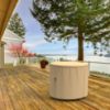 Picture of 26" Round Outdoor Side Table Cover - Select Tan