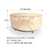 Photo de 26" Round Outdoor Side Table Cover - Select Tan