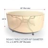 Photo de Round Table Covers 60 in Diameter - Select Tan