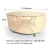 Photo de Round Table Covers 72 in Diameter - Select Tan