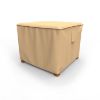 Photo de 26" Square Outdoor Side Table/Ottoman Cover - Select Tan