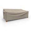 Picture of Extra Large Outdoor Loveseat Cover - StormBlock™ Signature Black Ivory